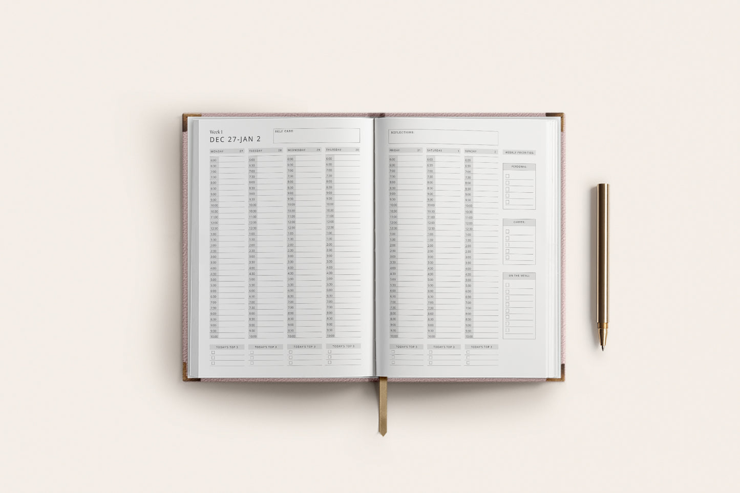 2022 Daily Planner - Cloud